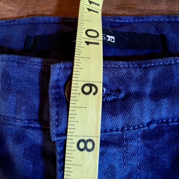 ✨Joe’s Jeans Wild Blue Leopard Denim Shorts✨ NWT - Picture 10 of 11